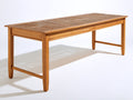 Table de jardin - Bois - 240 x 100 x 75 cm - Marron miel - Style classique