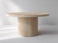 Table de jardin - Bois - 120 x 120 x 75 cm - Bois naturel - Style contemporain